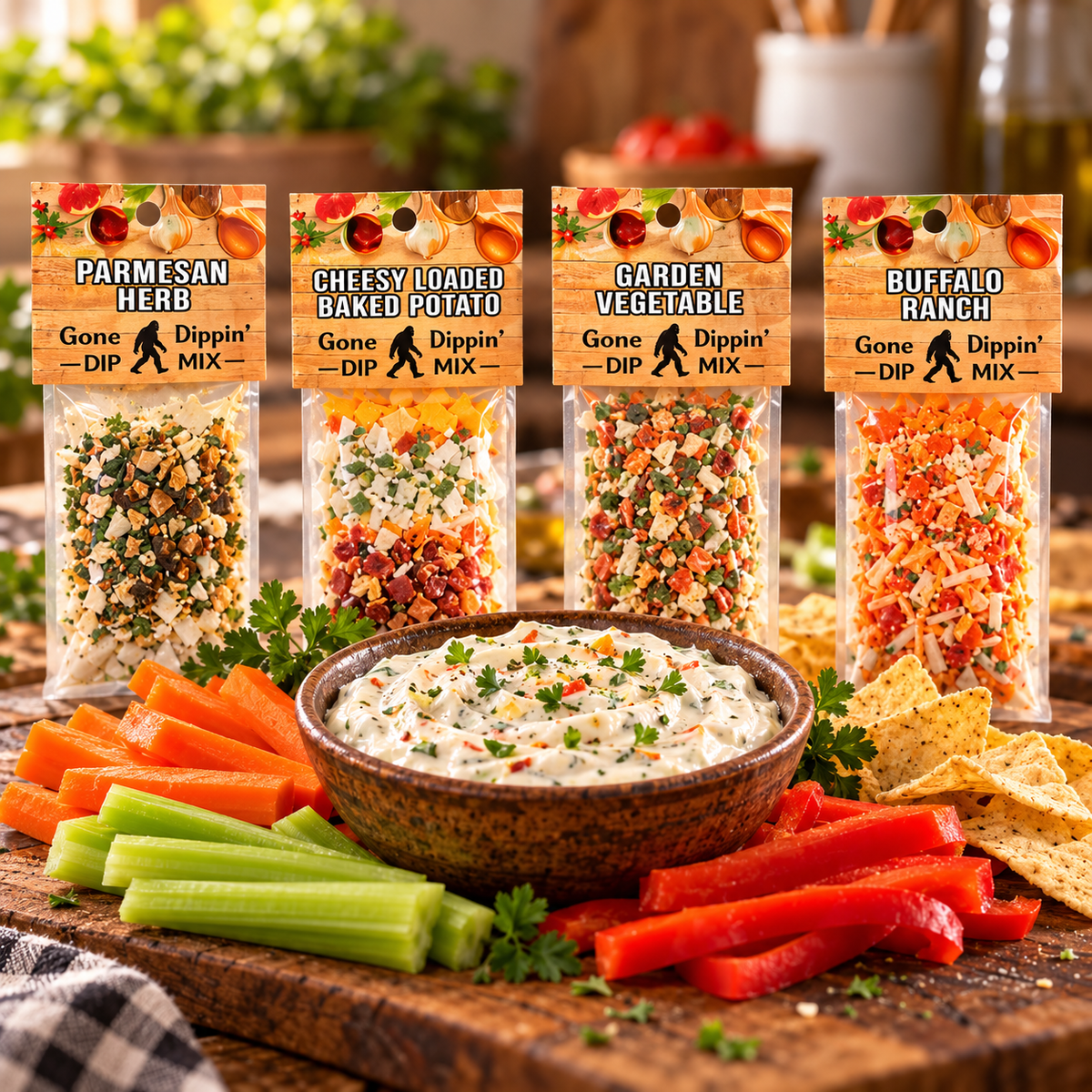 Garden Vegetable Dip Mix