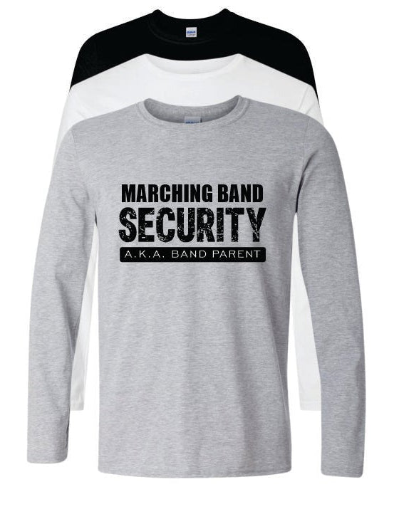MARCHING BAND SECURITY LS TEE