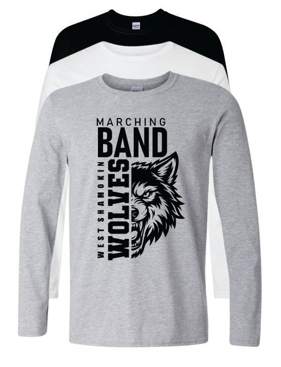 WSHS MARCHING BAND LS TEE