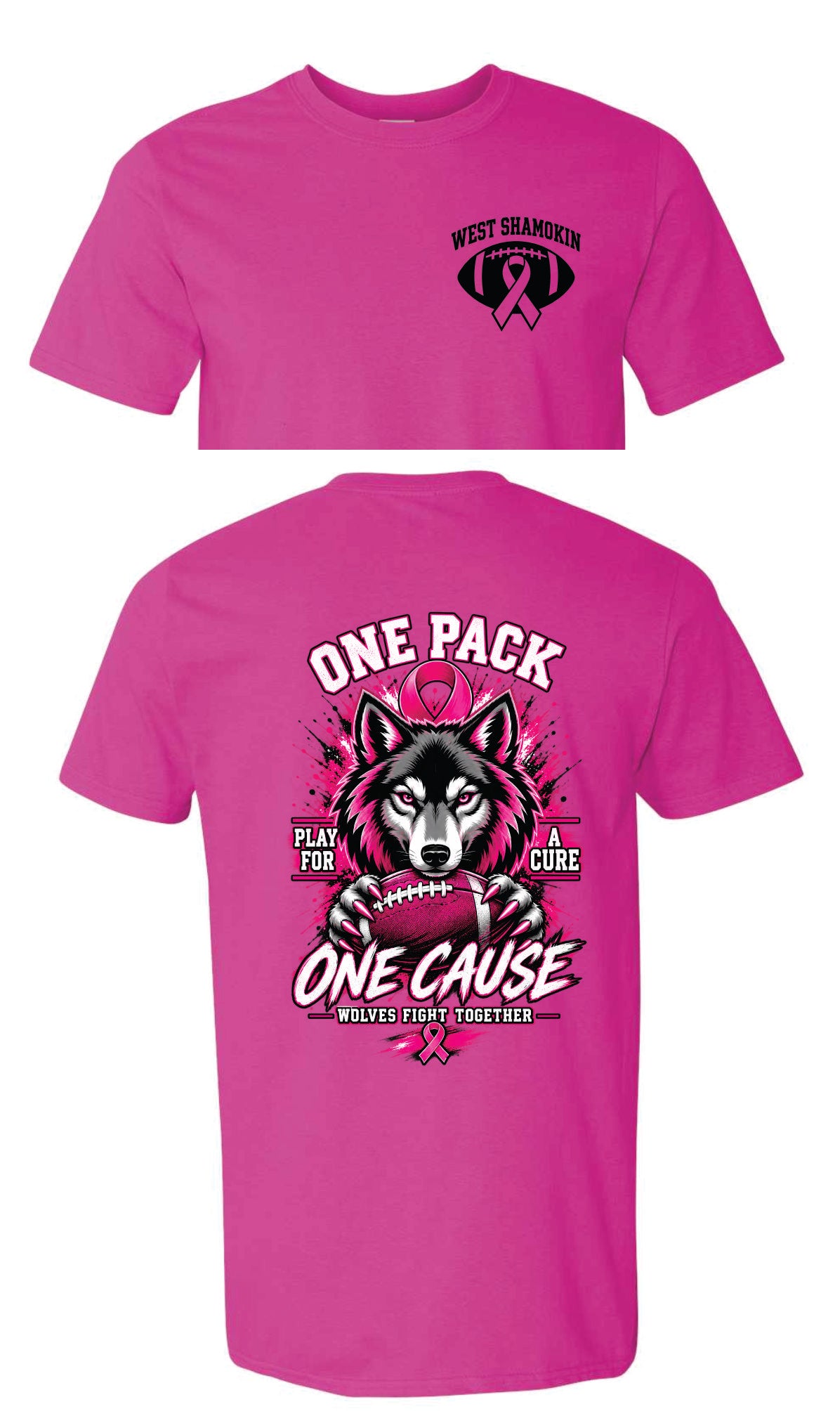 WSHS Football Pink Out T-Shirt