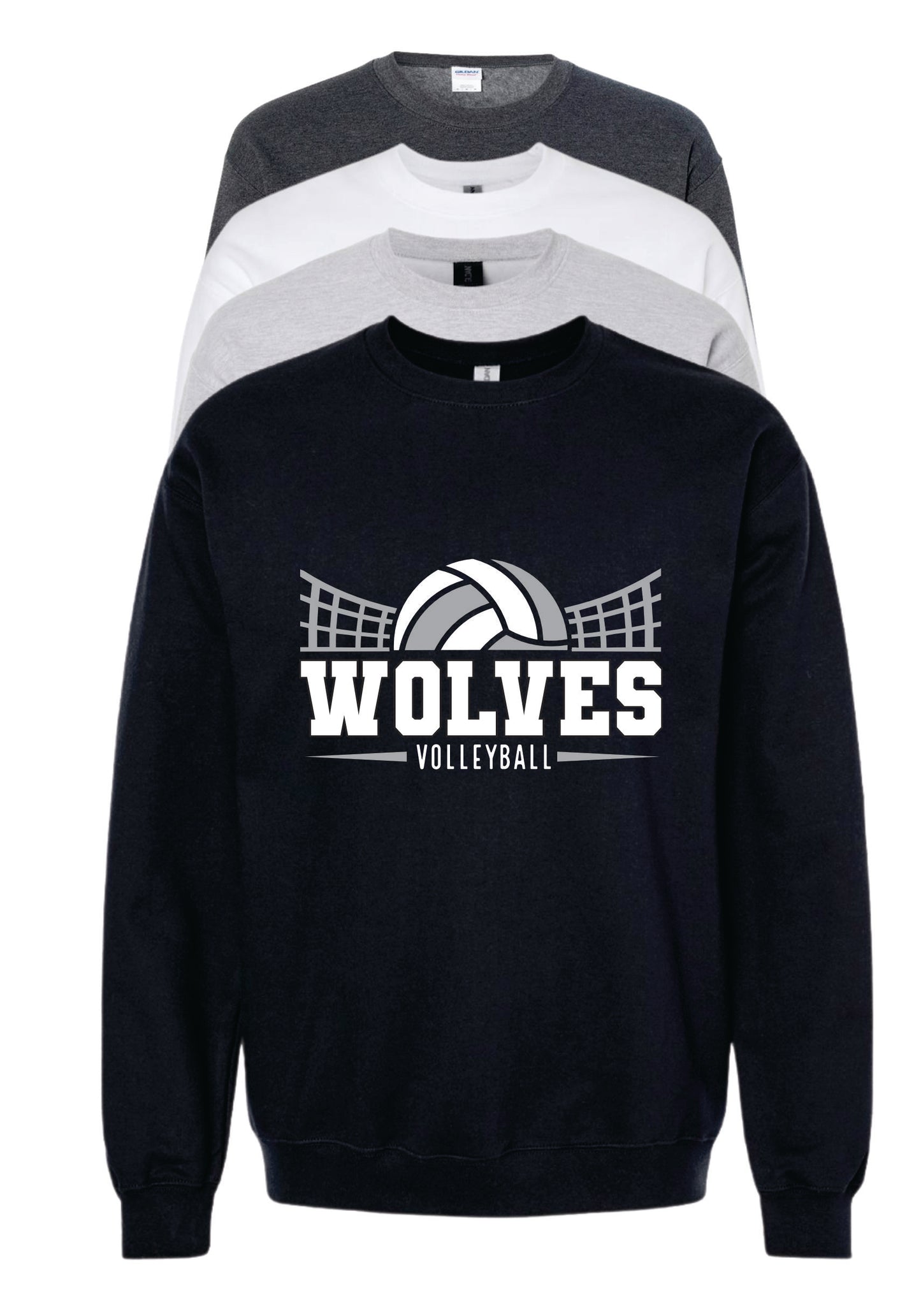 WSHS Volleyball Soft-Style Crewneck Sweatshirt