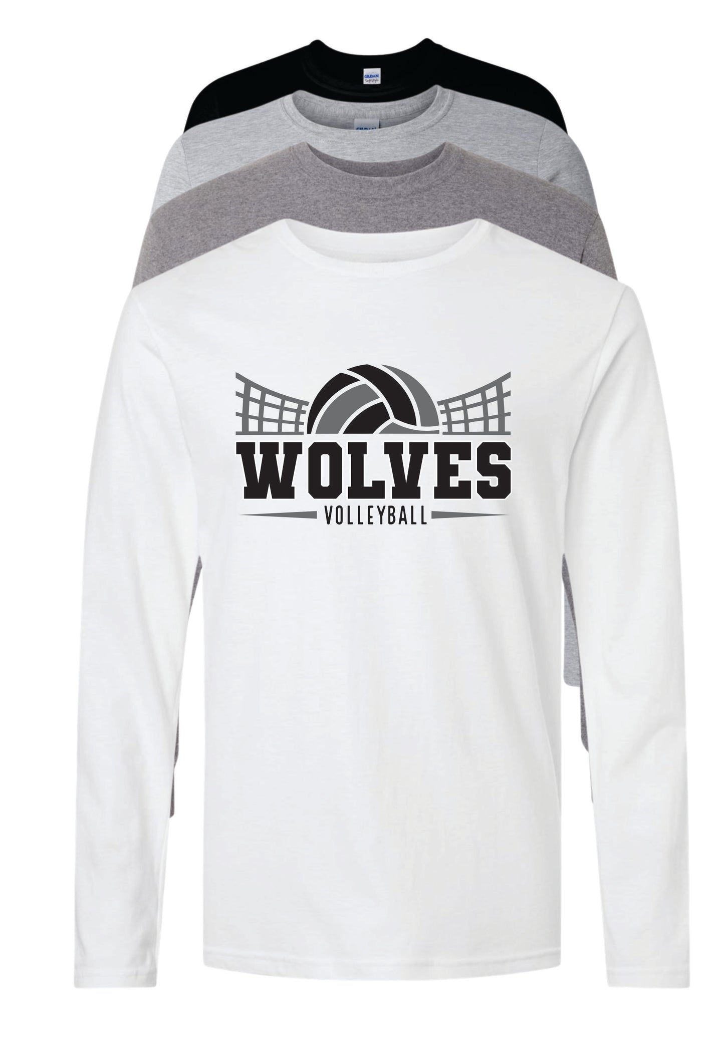 WSHS Volleyball LS T-Shirt Soft-Style