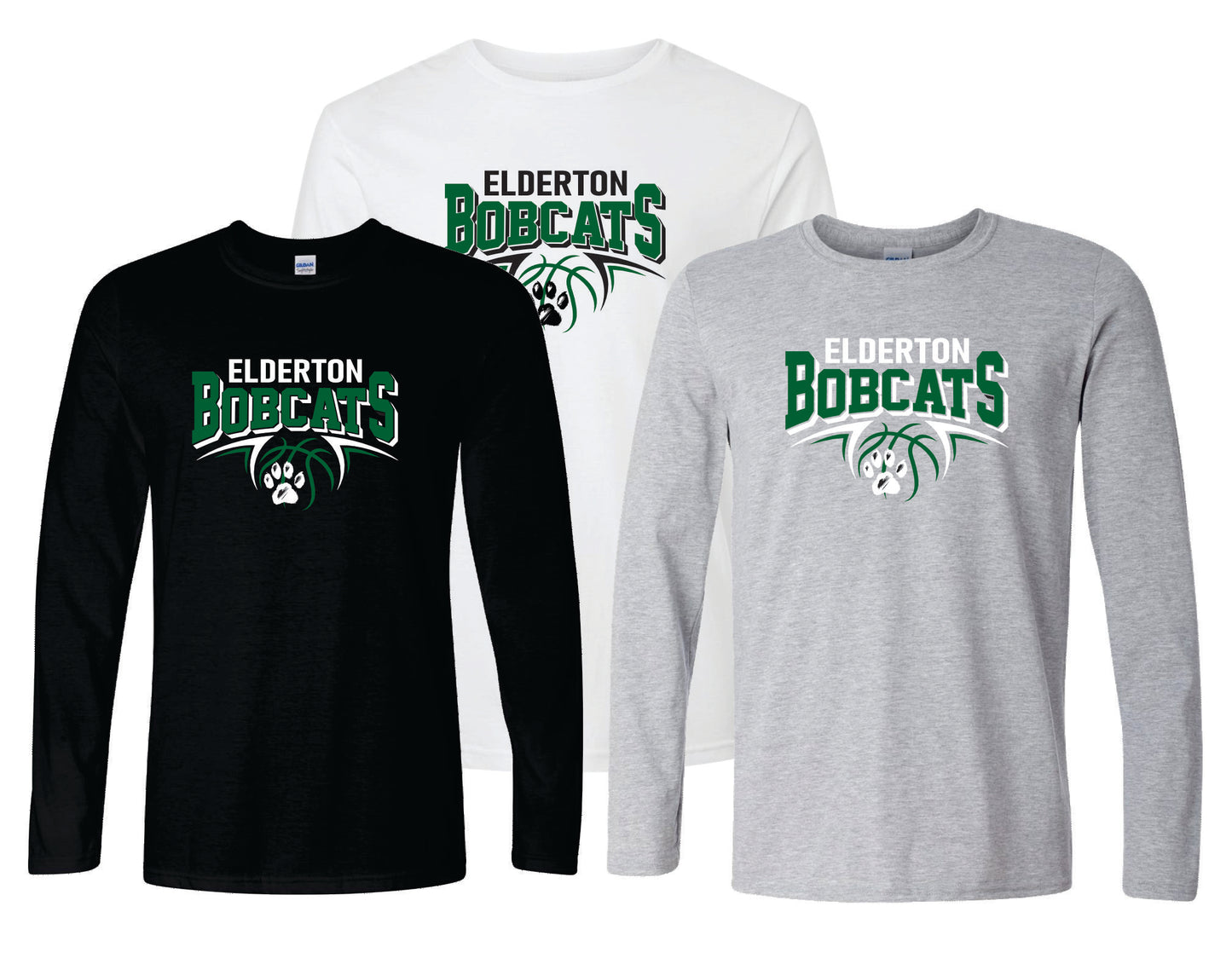 Elderton Elementary Basketball Long Sleeve T-Shirt