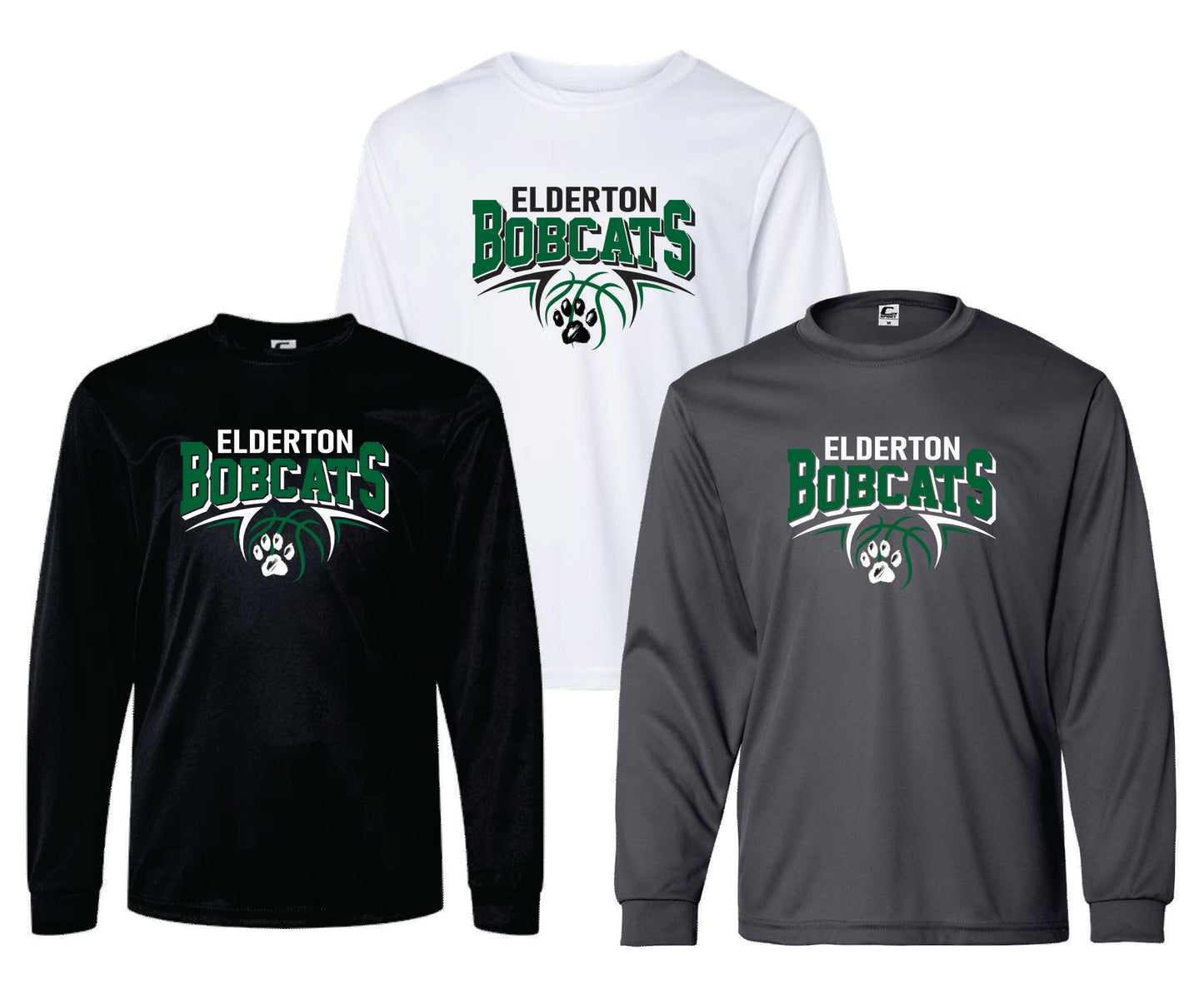 Elderton Elementary Basketball Long Sleeve Performance Tee