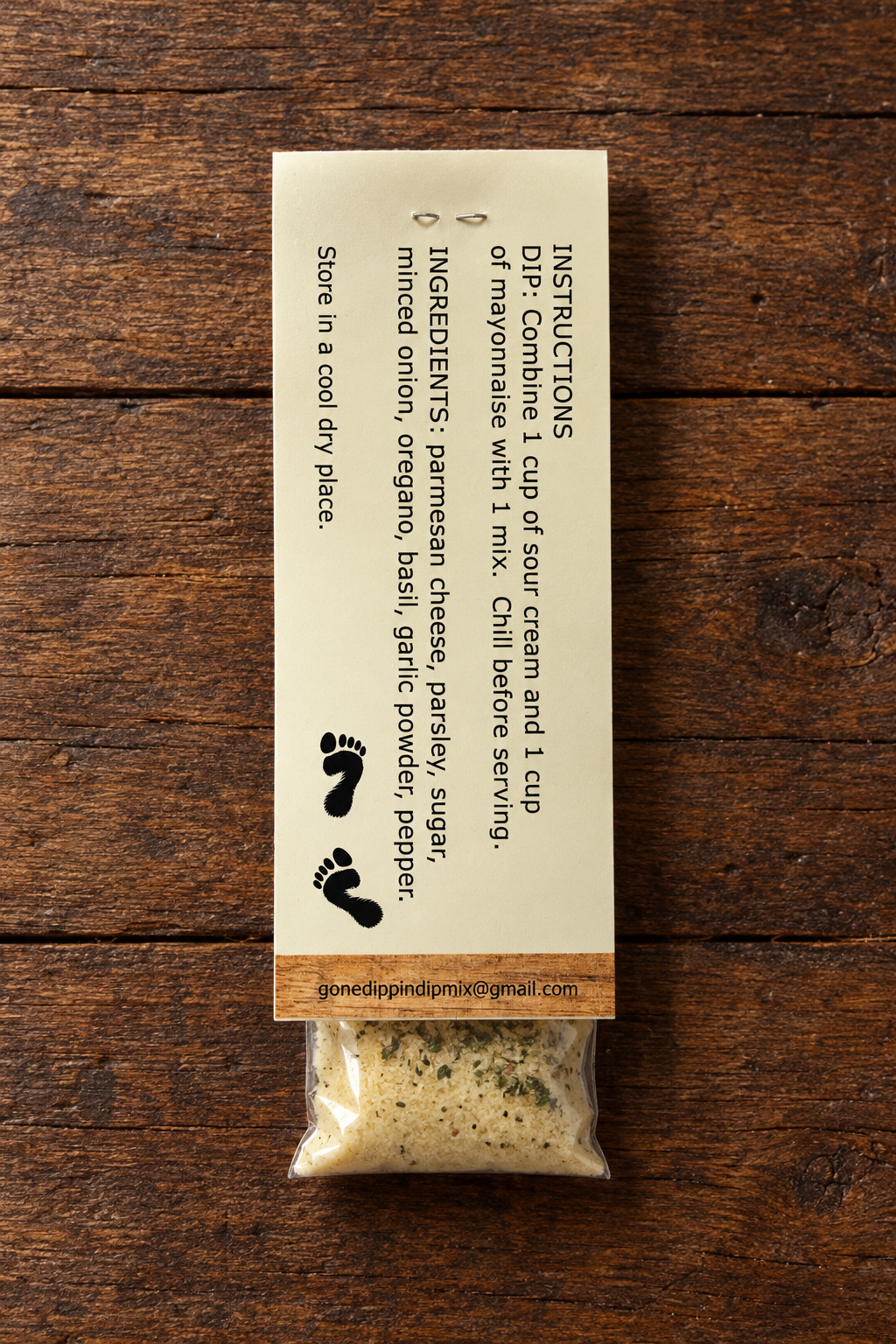 Parmesan Herb Dip Mix