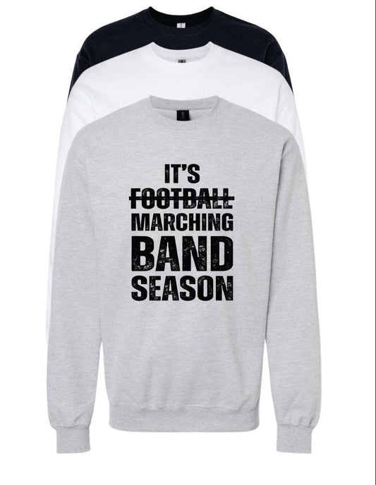 MARCHING BAND SEASON CREW SWEATSHIRT