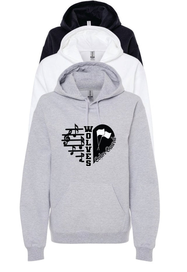 WOLVES COLORGUARD HOODED SWEATSHIRT