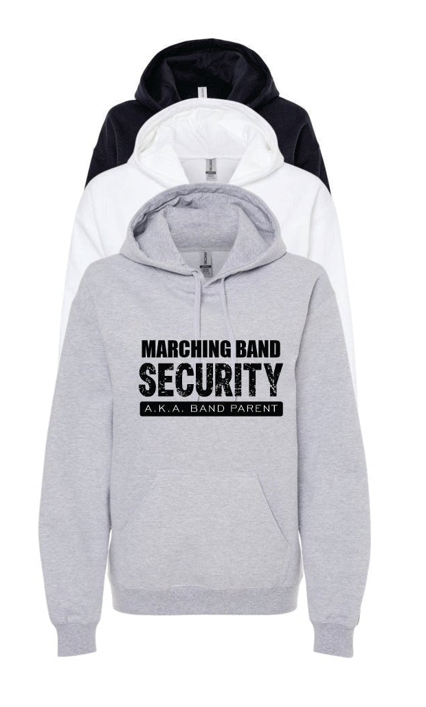 MARCHING BAND SECURITY HOODED SWEATSHIRT