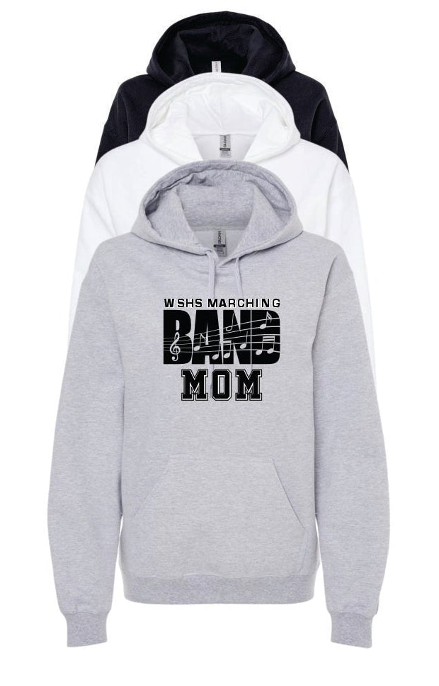 WSHS MARCHING BAND MOM/DAD HOODED SWEATSHIRT