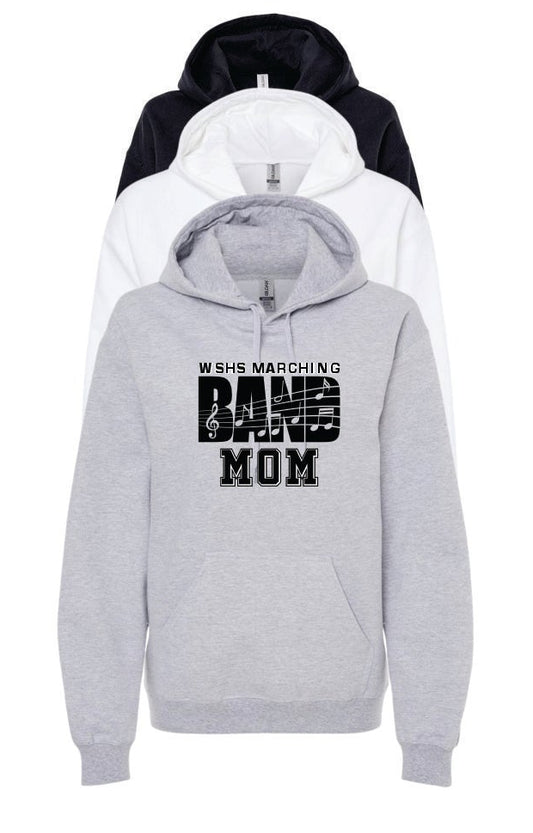 WSHS MARCHING BAND MOM/DAD HOODED SWEATSHIRT