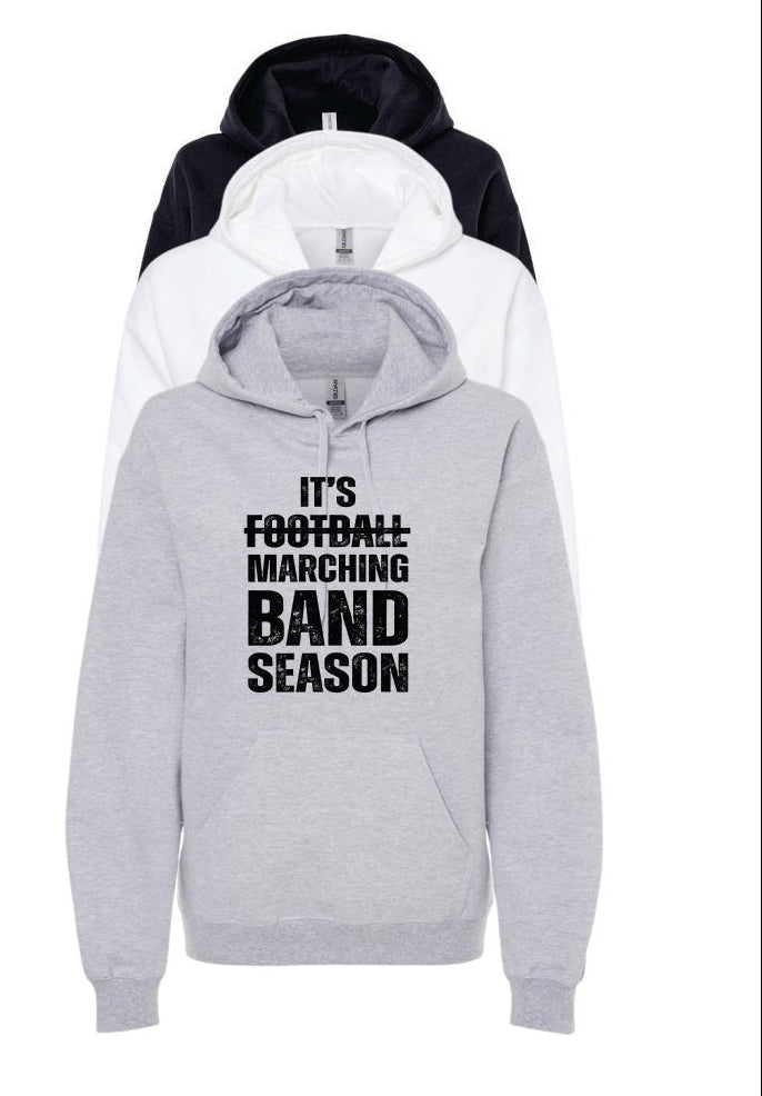 MARCHING BAND SEASON HOODED SWEATSHIRT