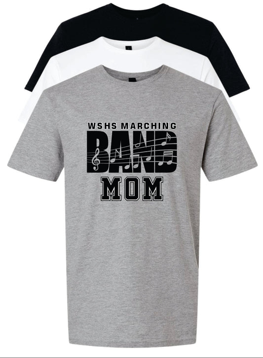 WSHS MARCHING BAND MOM/DAD T-SHIRT