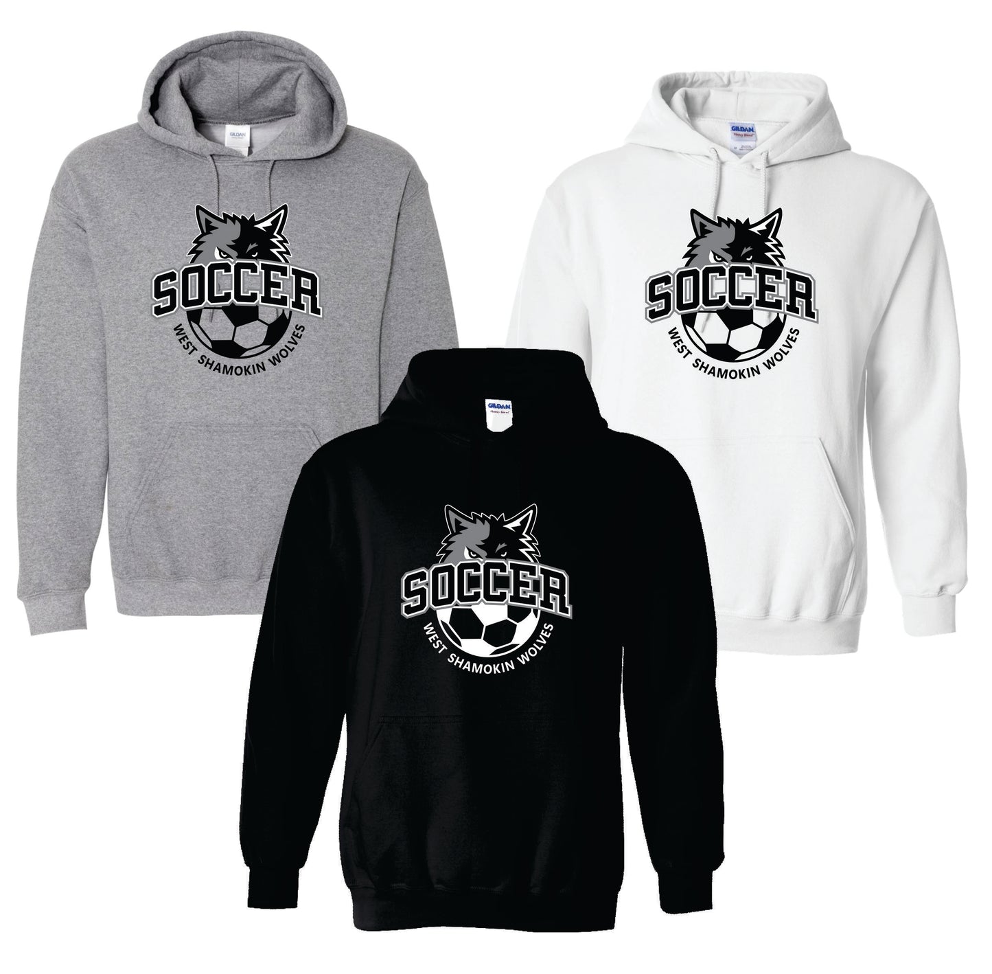 WSHS Soccer Soft-Style Hoodie
