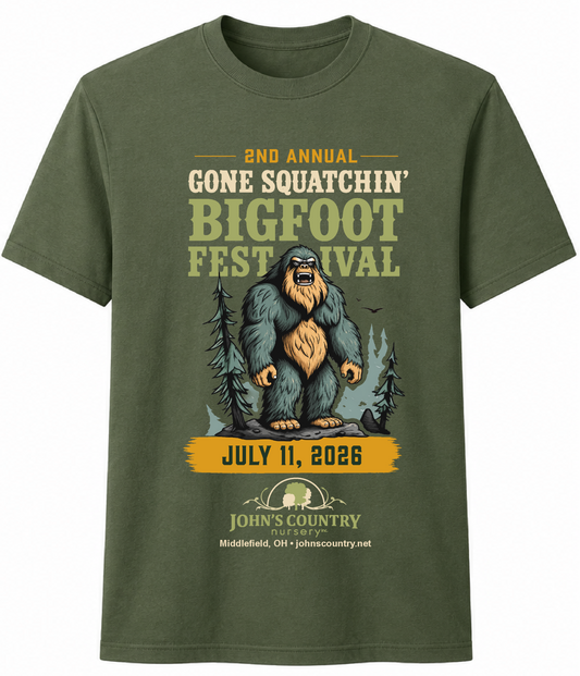 Gone Sasquatchin' Bigfoot Festival Tee