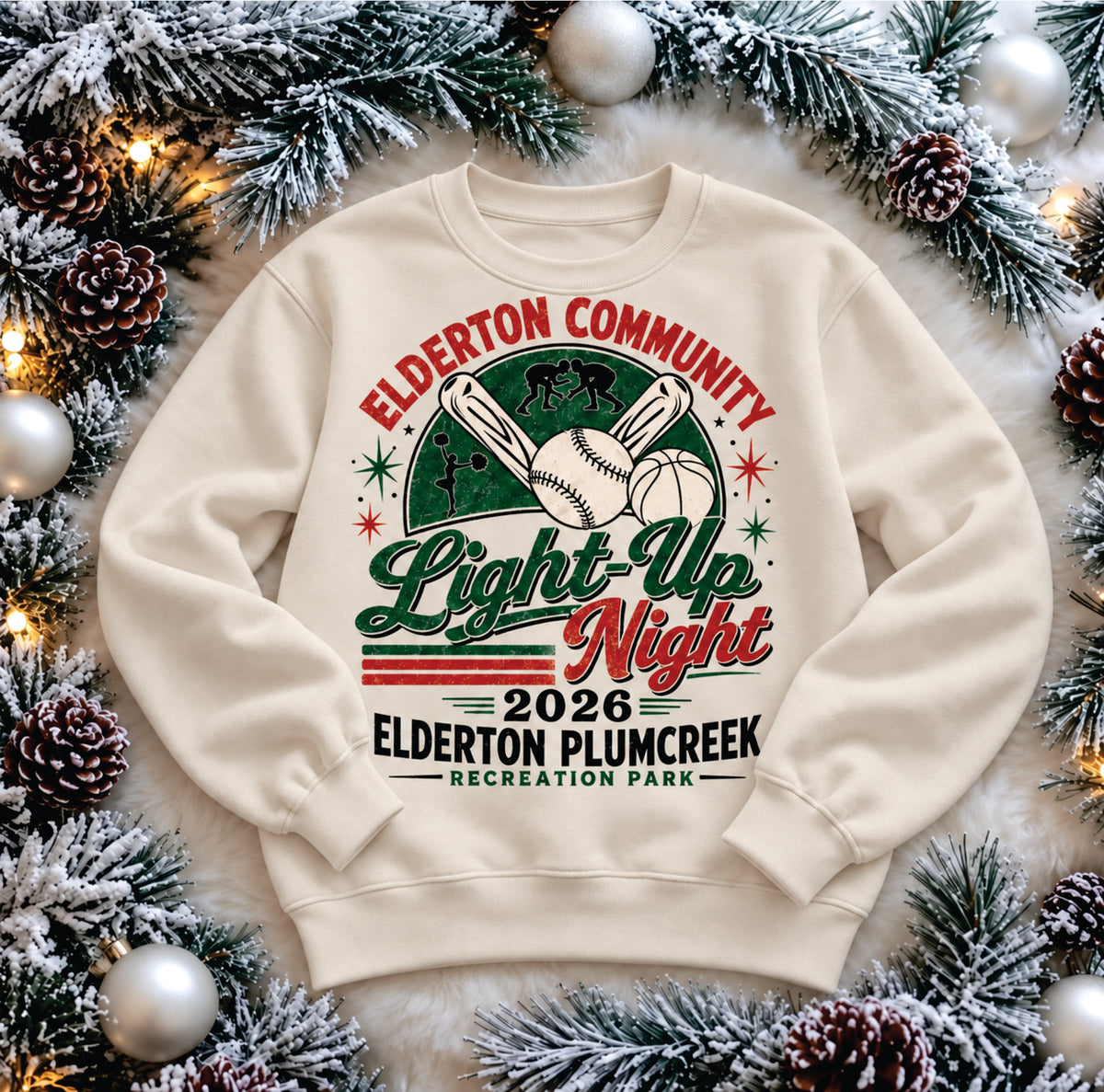 EP Rec Light Up Night Crewneck Sweatshirt