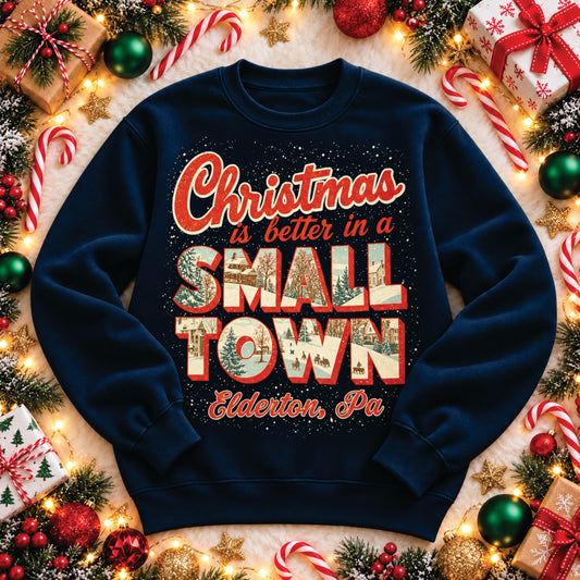 EP Rec Crewneck Small Town Christmas Crewneck Sweatshirt