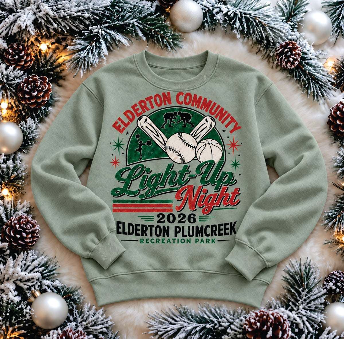 EP Rec Light Up Night Crewneck Sweatshirt