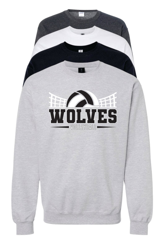 WSHS Volleyball Crewneck Sweatshirt 50/50 Blend