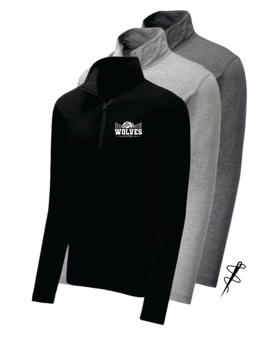 WSHS Volleyball Sport-Tek Tri-Blend 1/4 Zip - Embroidered